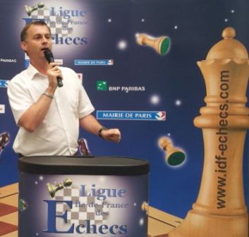  Le sympathique Président de la Ligue d'échecs d'Ile-de-France, Robert Iasoni - Photo © site Ligue Idf echecs
