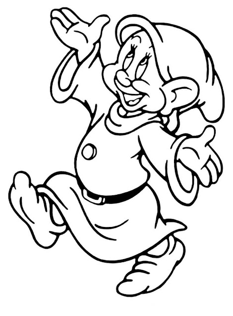 Top 10 Free Dwarfs Coloring Pages