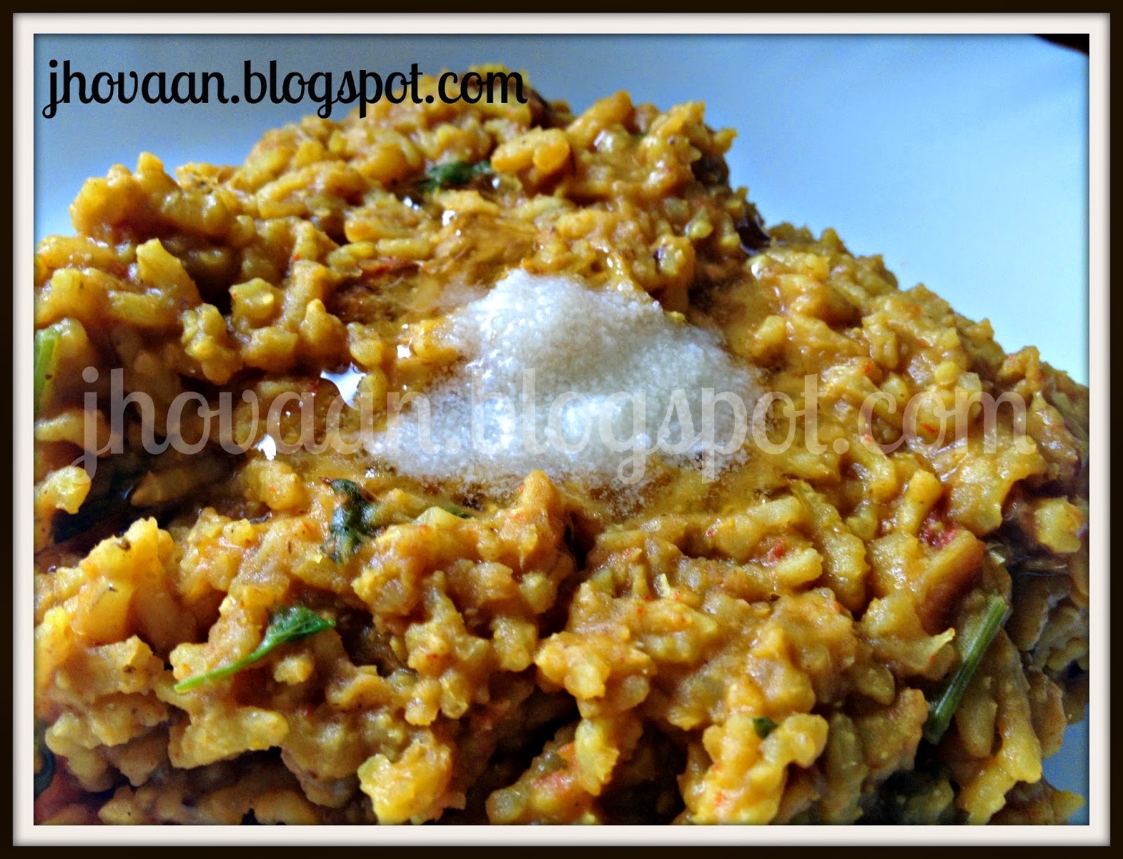 Jhovaan Meal (in Konkani) Recipe Khichdi / Kichudi / Khichadi (Vegan)