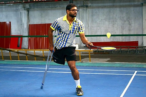 Neeraj George, also known as Neeraj George Baby, is an Indian mountaineer, and Para-Badminton athlete from Aluva, Kerala.