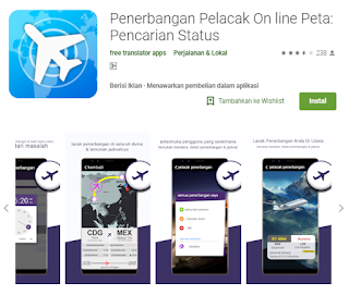 Aplikasi Pemantau Rute Penerbangan Secara real-Time di Android