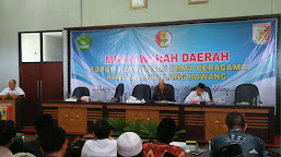 Forum Kerukunan Umat Beragama (FKUB) Tulang Bawang  Gelar Musyawarah Daerah Di Aula Rapat Pemda Lama Menggala