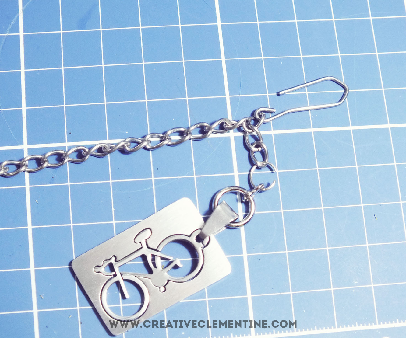 DIY Stainless Steel Personalized Tea Ball Charms via CreativeClementine.com