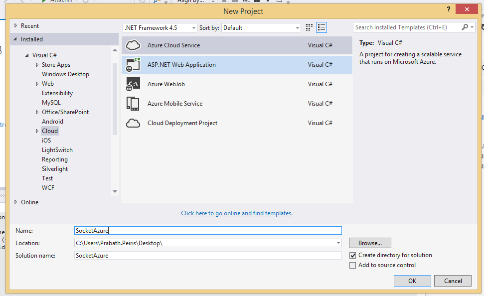 Server Socket (TCP) With Microsoft Azure ~ Prabath's Tech Blog