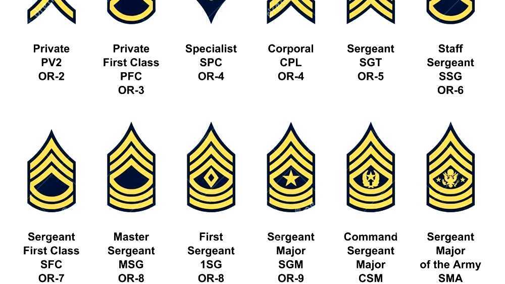 United States Army enlisted rank insignia