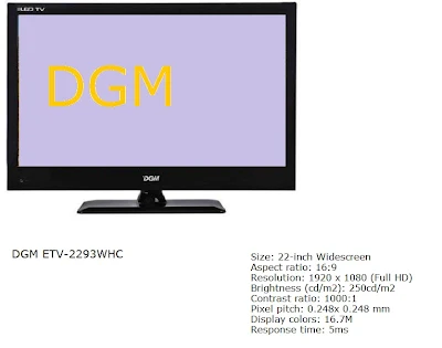 DGM ETV-2293WHC LED TV