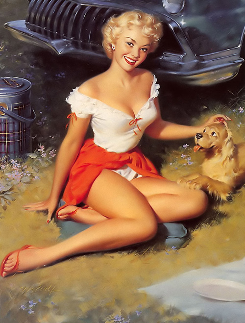 Vintage Pin Up Girl