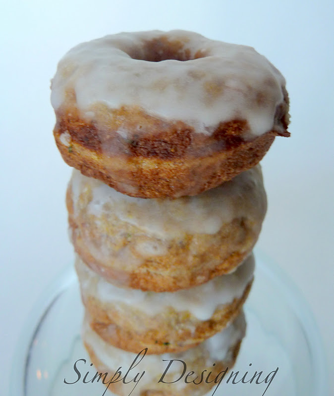 Zucchini Donuts with babycakes Donut Maker Simply Designing with Ashley