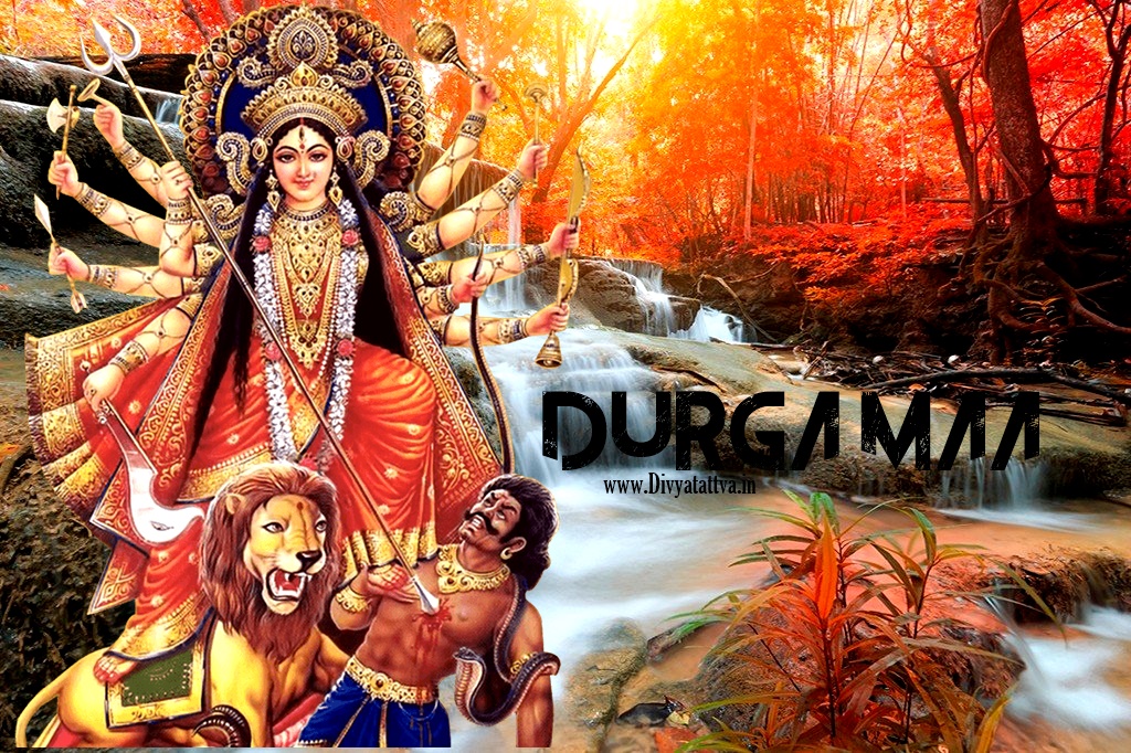 Durga Maa HD 4k Wallpapers Free Download Navrartri Backgrounds By  Divyatattva