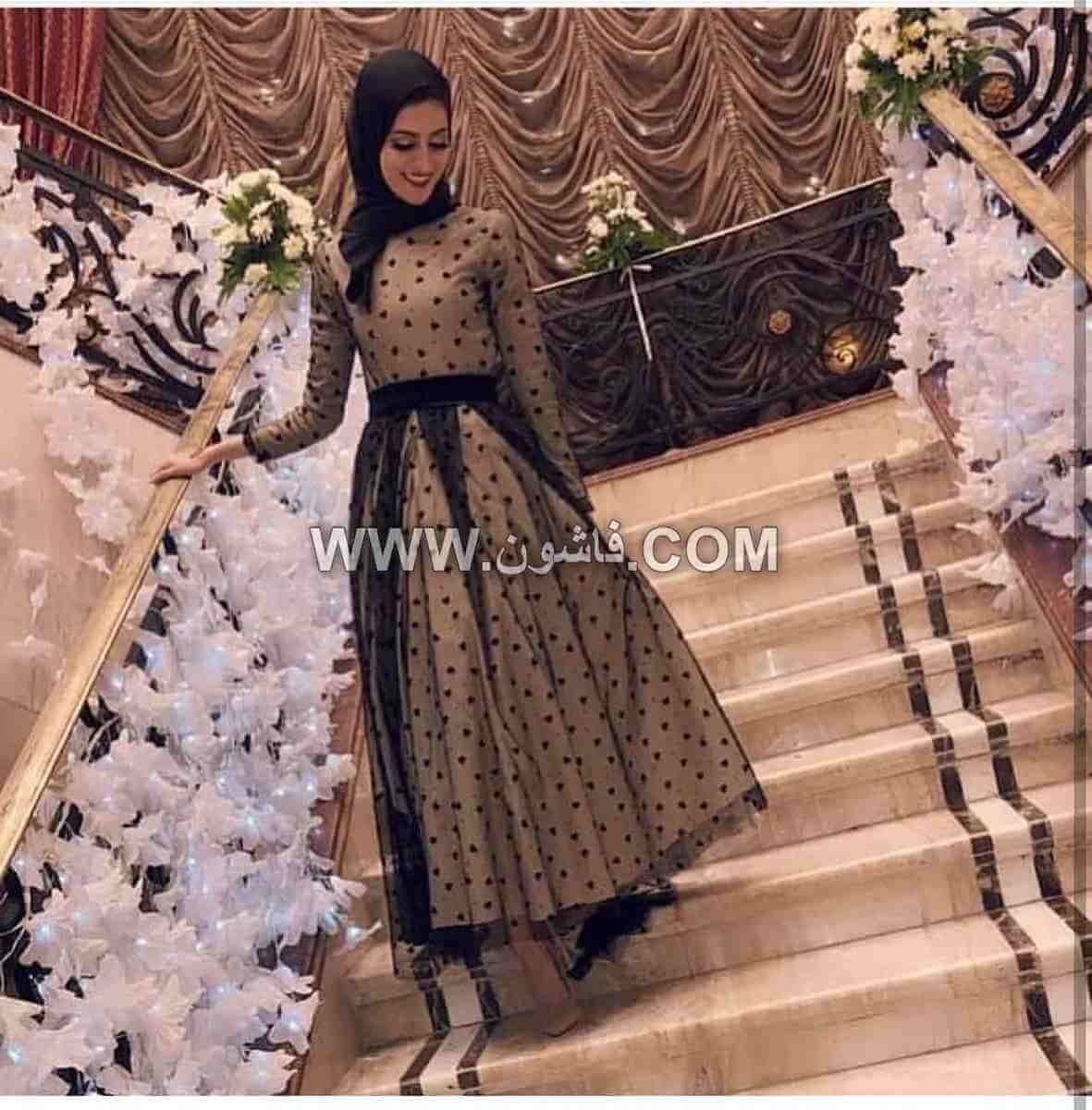 فساتين سهرة للمحجبات من موضة 2019 Evening Dresses for Women of Fashion