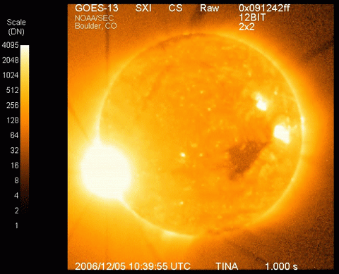 Llamarada solar clase X2.2, 10 de Junio 2014