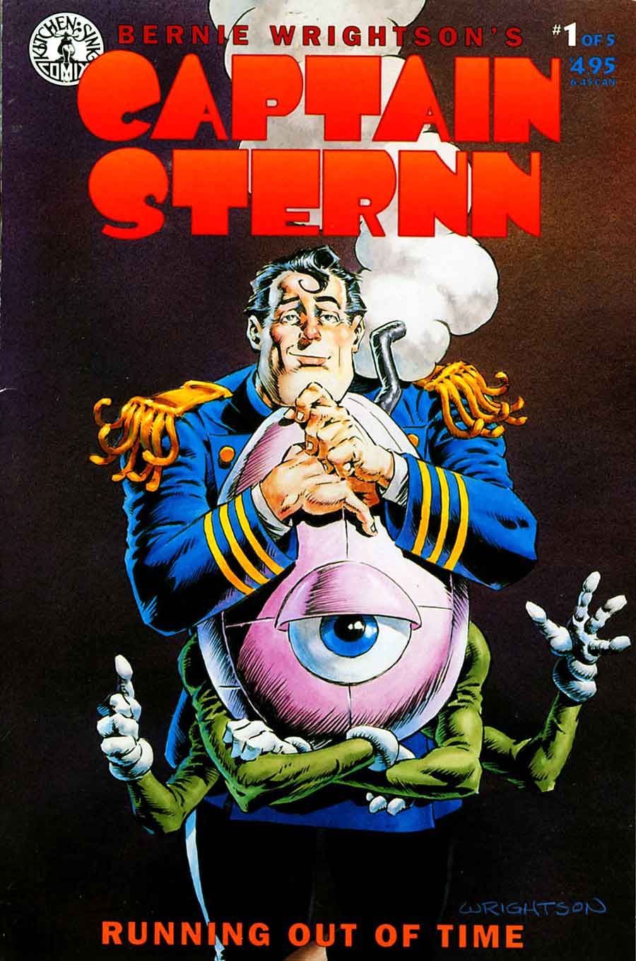 Captain Sternn, Running Out of Time #1 cover by Bernie Wrightson