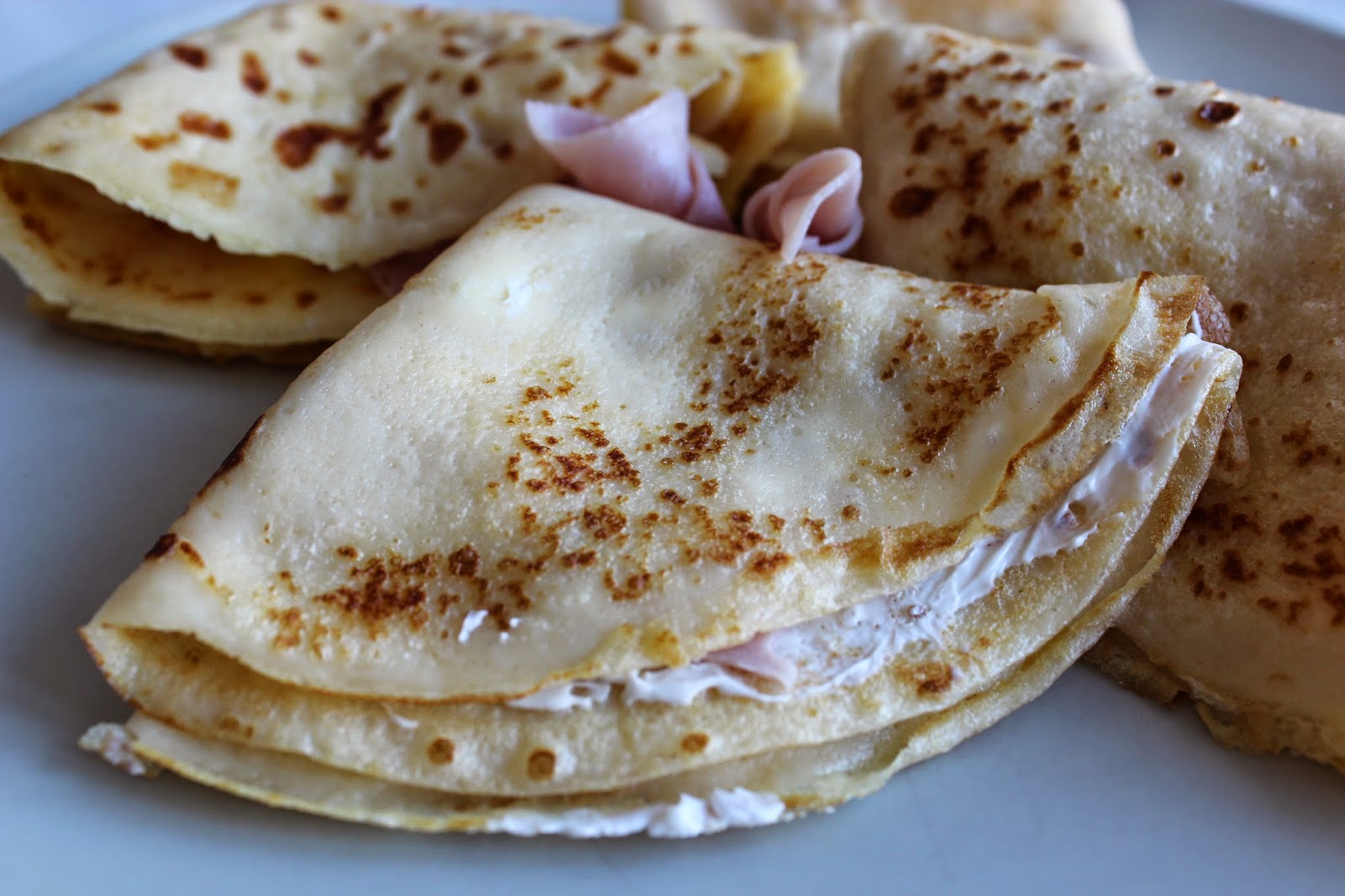 Crepas De Jamon Y Queso Manchego