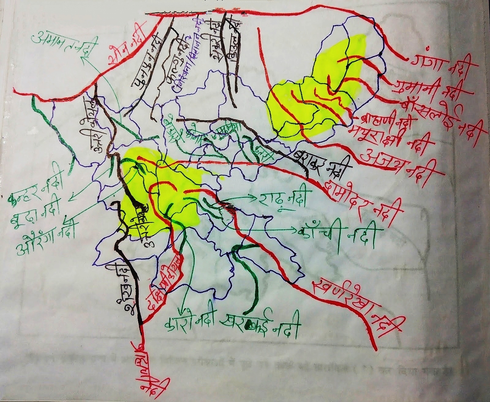 Physical Map Of Jharkhand vrogue.co