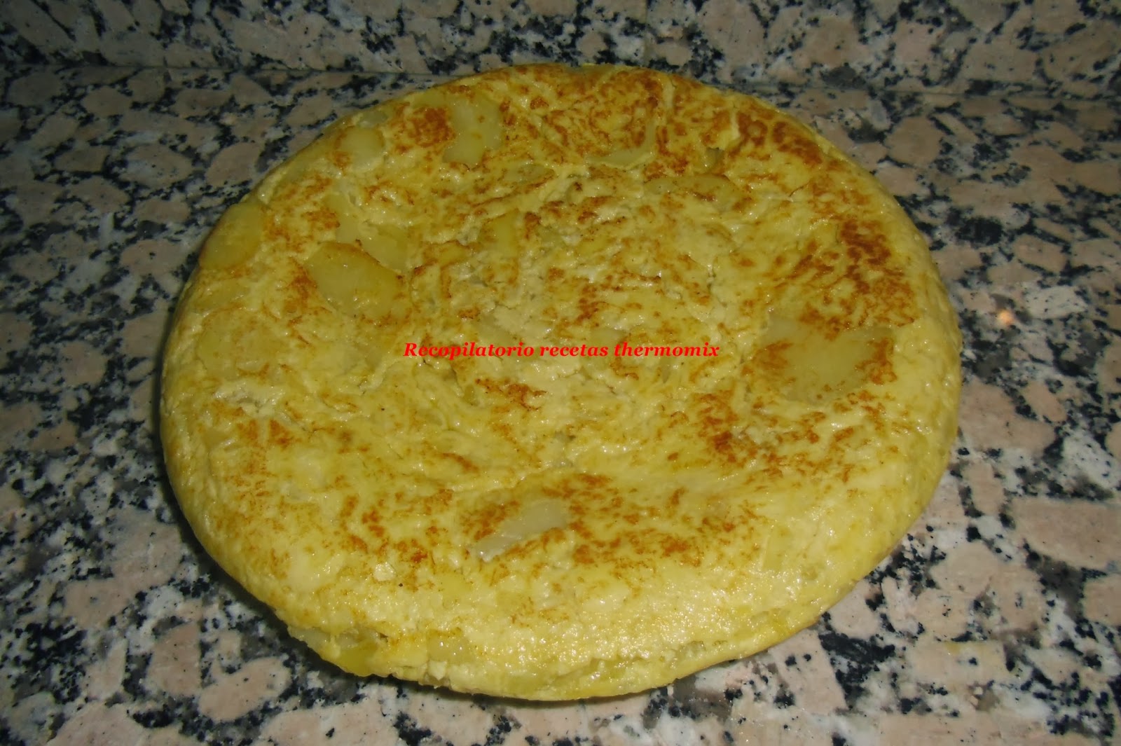 Recopilatorio de recetas thermomix Tortilla de patata en thermomix