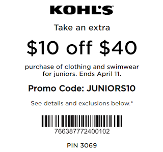 juniors coupon kohls clothing kohl swimwear redeem offer