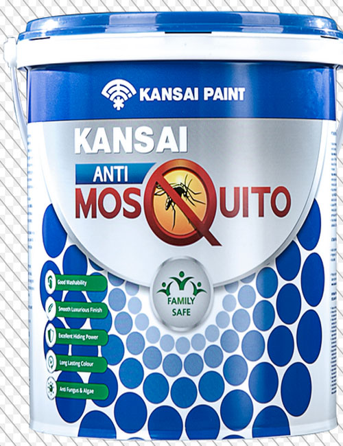 Kansai anti Mosquito Paint, Cat anti Nyamuk - http
