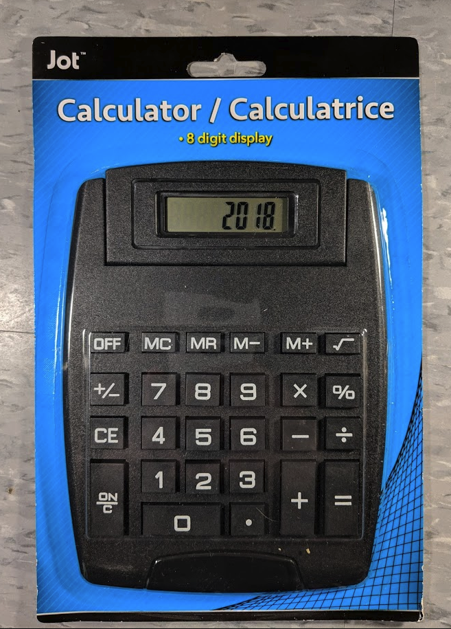 The Calculator Review Review Jot Calculator with 8 Digit Display