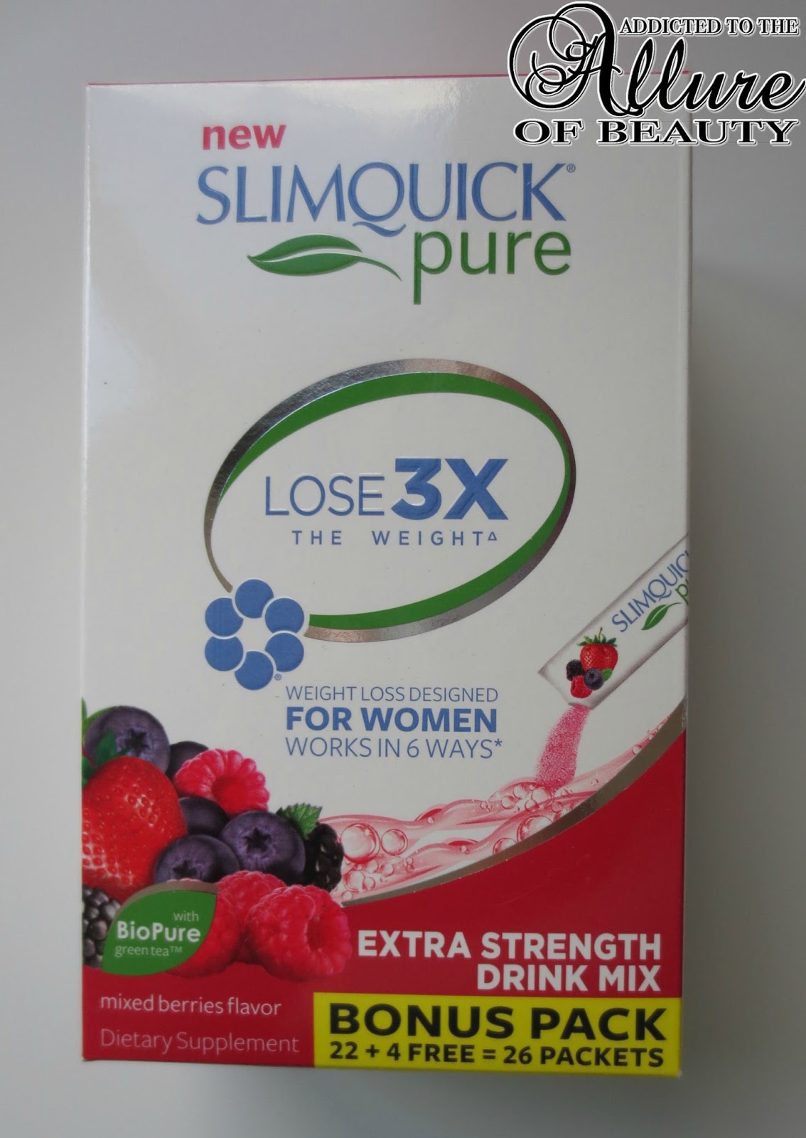 Addicted To The Allure Of Beauty... Slimquick Pure Mixed Berry Dietary