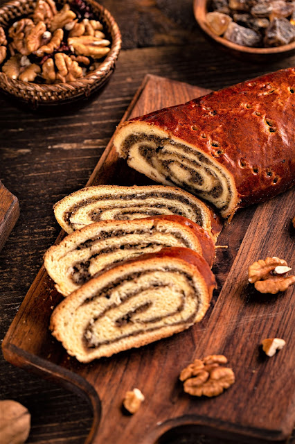 INTERNATIONAL:  Bread of the Week 48 - Serbian and Russian Nut Rolls for the Holidays with Video