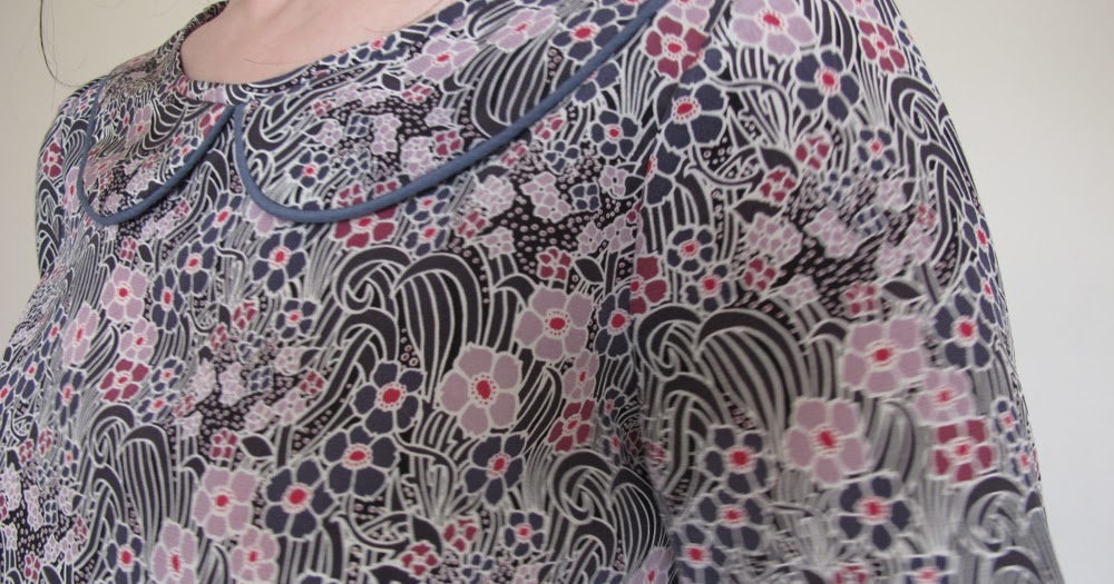 A Colette Patterns Laurel in Liberty print silk