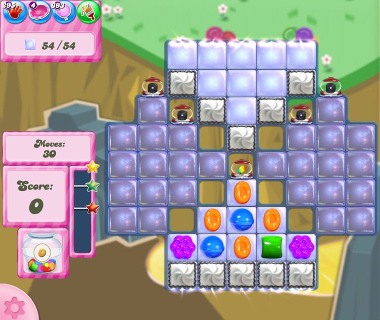 Candy Crush Saga level 2841 Candy Crush Saga level 2841