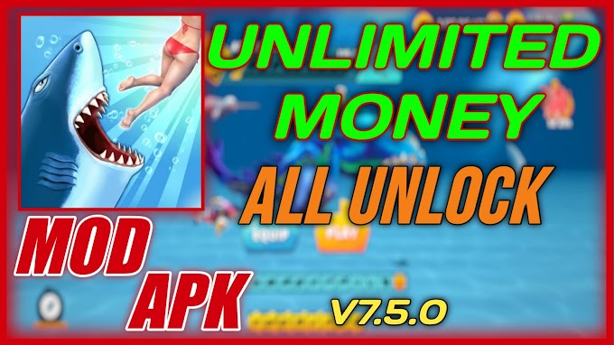 Hungry Shark mod apk 7.5.0 Unlimited Money - Hack 7.5.0 - Download For Android-IOS 2020