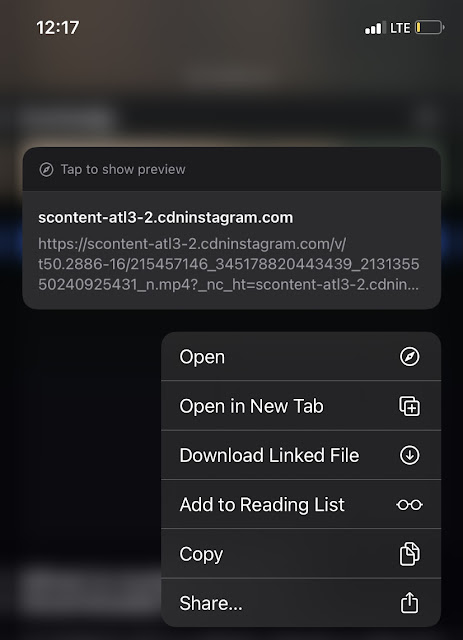 Download Linked File in Safari browser on iPhone Download Linked File - Safari browser