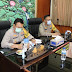 Kapolres Tabanan Bersama Waka Polres Tabanan Ikuti Anev Vicon Kamtibmas Mingguan