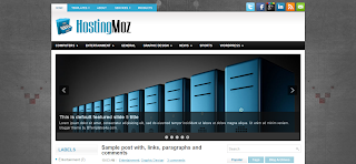 HostingMoz Blogger Template Is a Tech Related template