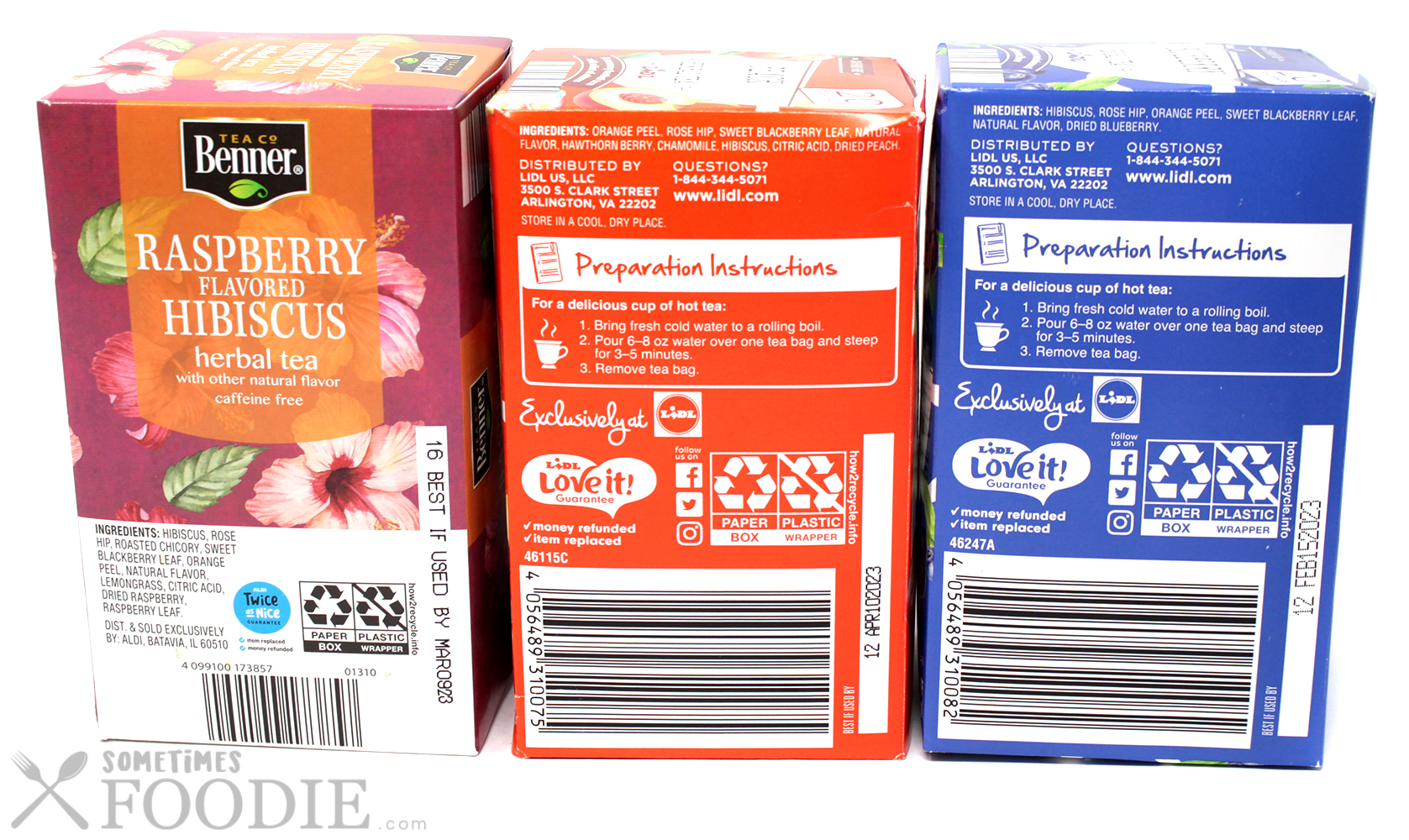 Sometimes Foodie Pinkies up! It's TeaTime 3 different teas (Lidl