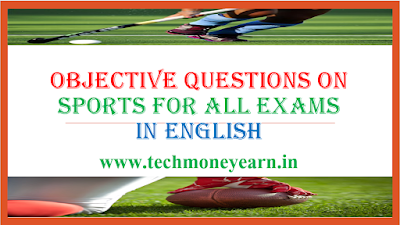 MCQ Objective questions on sports for all exams in English
