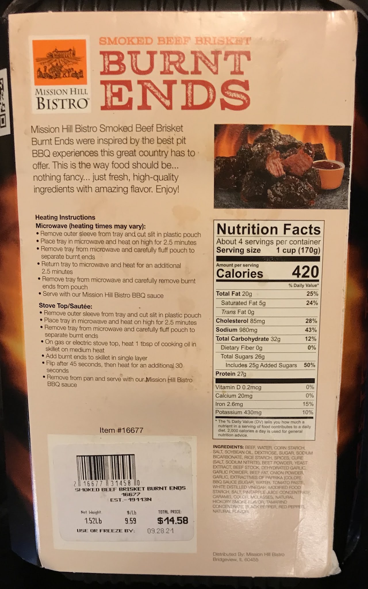 Frazier's Fantastic Food Blog Costco Product Review Mission Hill