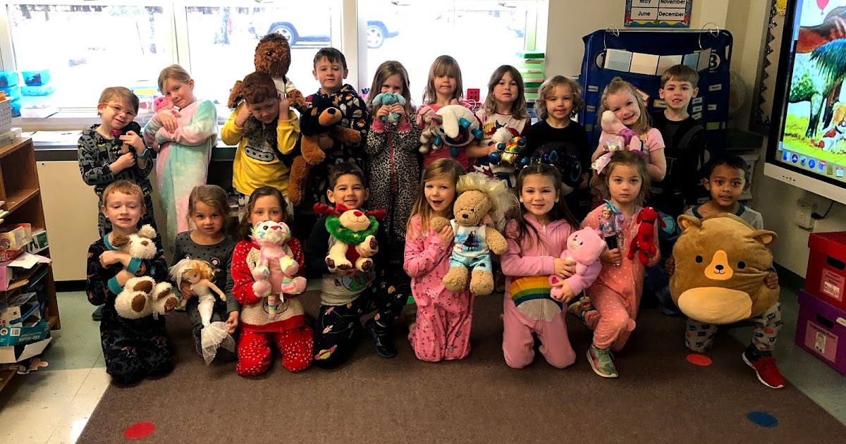 Mrs. Rogers Kindergarten Happenings Pajama and Stuffed Animal Day