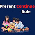 Present Continuous Tense Rule