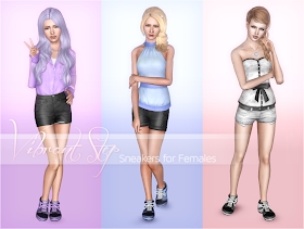My Sims 3 Blog: Vibrant Step Sneakers for Females by Eternila