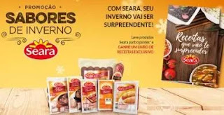 Cadastrar Promoção Seara Sabores de Inverno Ganhe Brinde Especial Livro Receitas