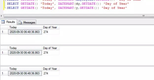 [How] to get Day of Year from date in Sql Server - Free Source code ...