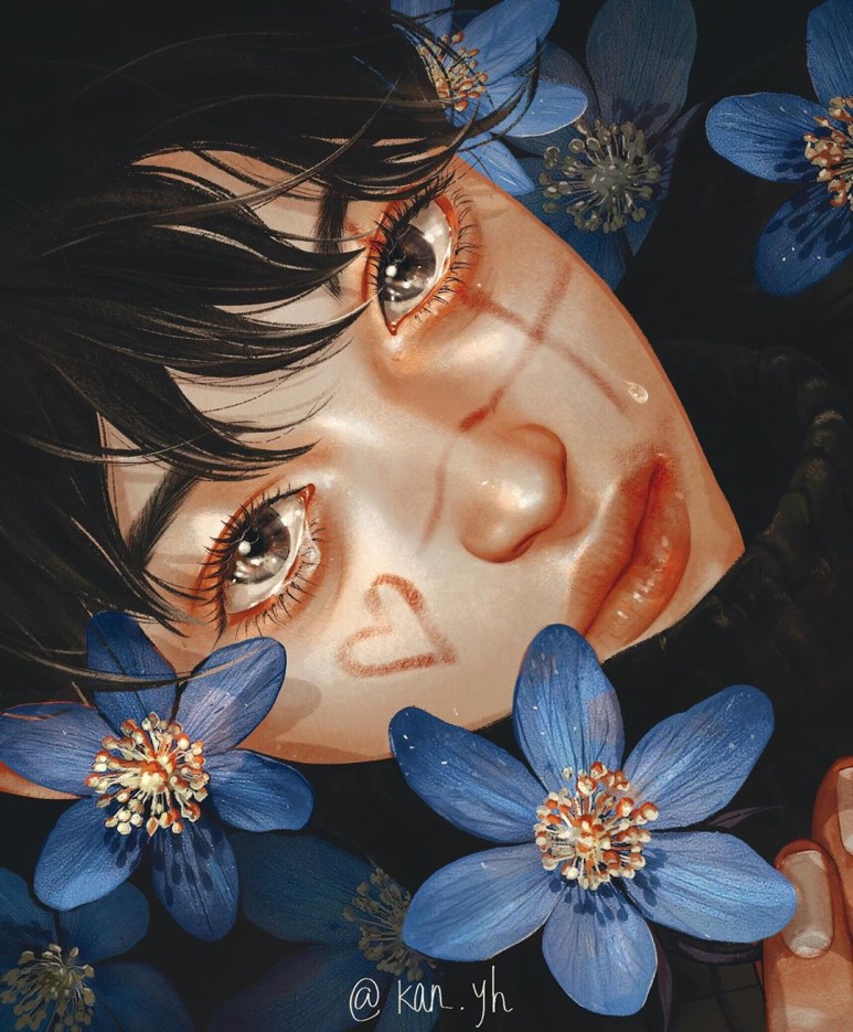 금손 일러스트레이터들이 그린 어느 가수의 앨범커버 | 인스티즈