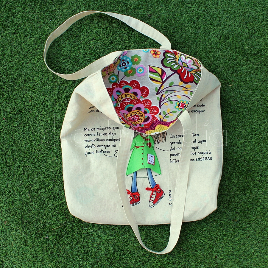 Bolso maestra personalizado