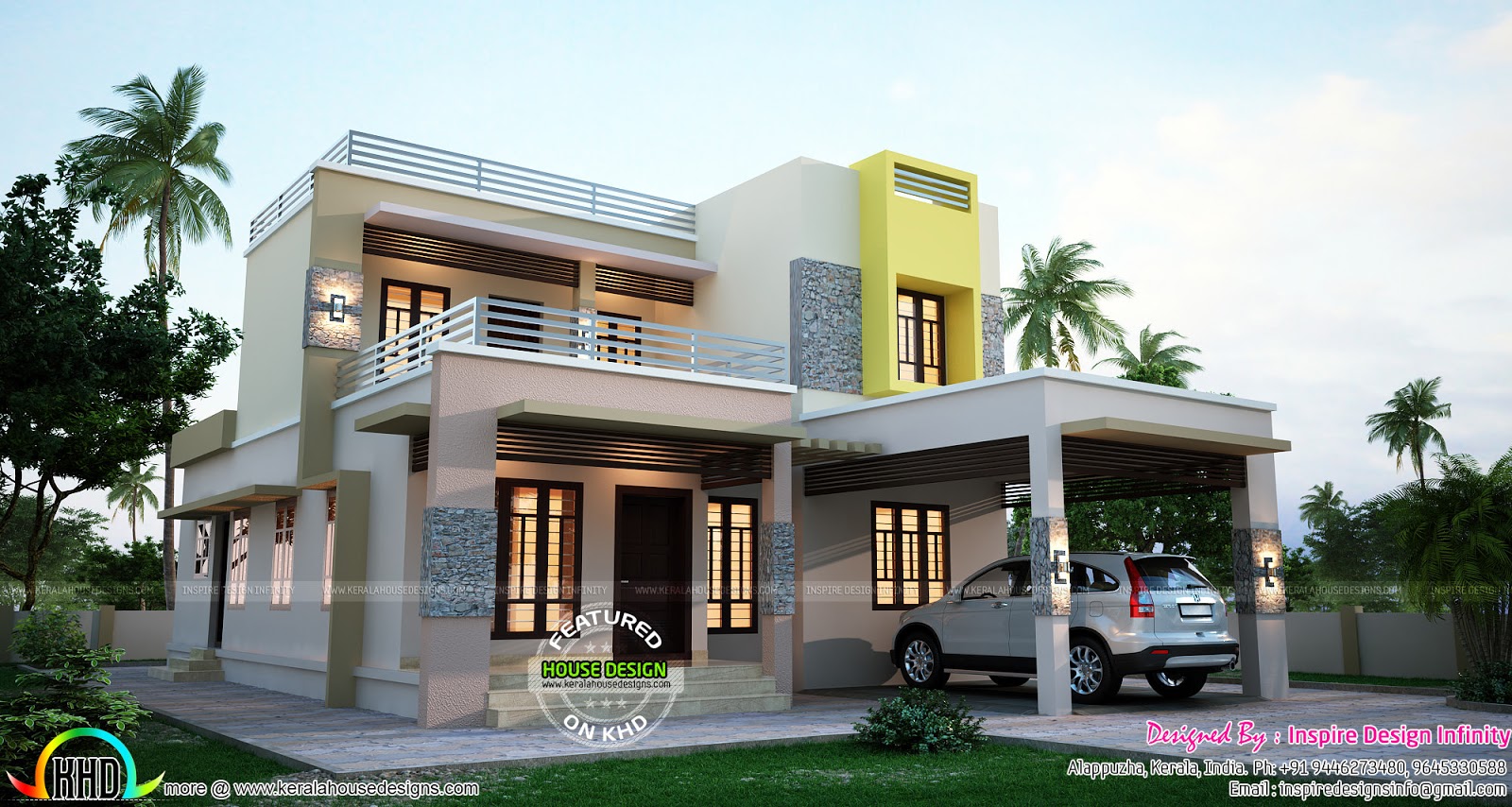 1950 sq ft modern contemporary mix home kerala home 1950 sq ft modern contemporary mix home kerala home