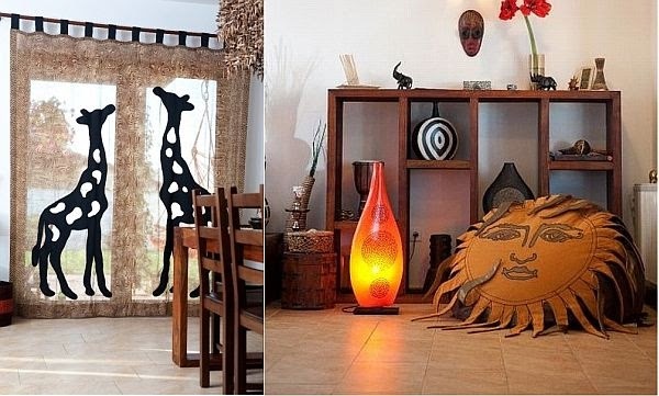 Decor inspired by African themes