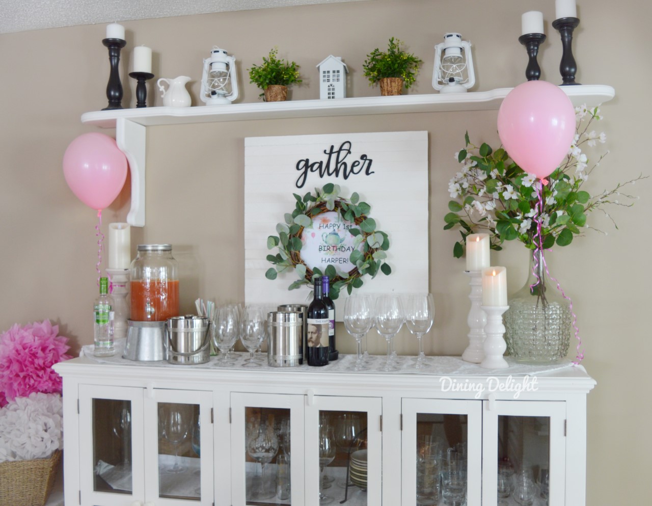 Dining Delight Let S Partea Garden Tea Party For 1st Birthday