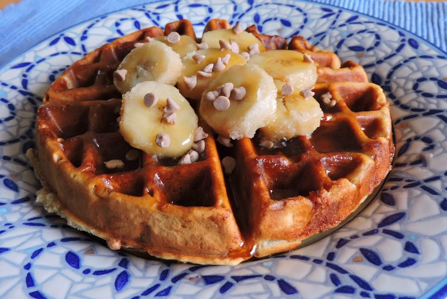 Banana Bread Waffles
