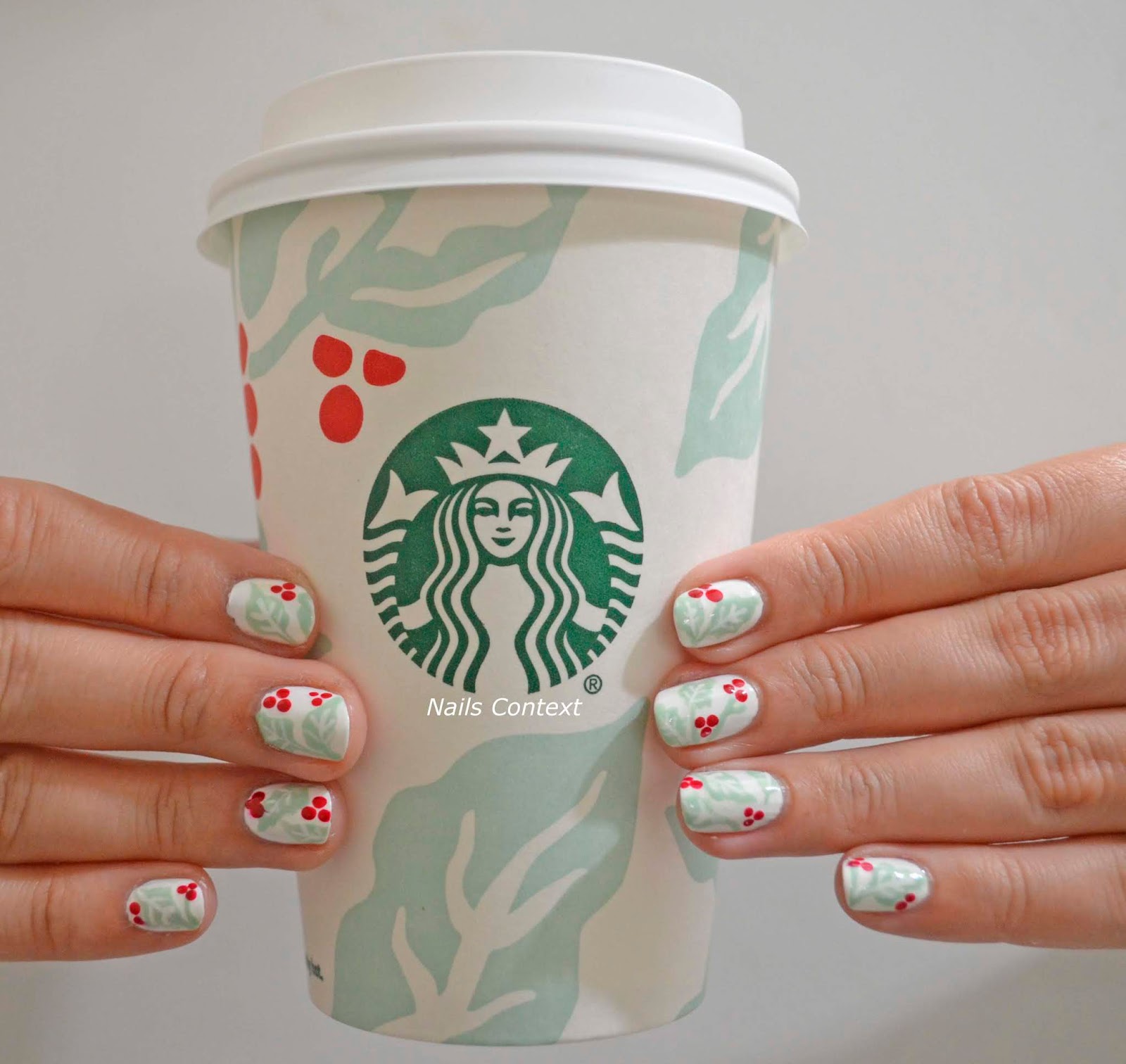 Nails Context Starbucks Holiday Cup