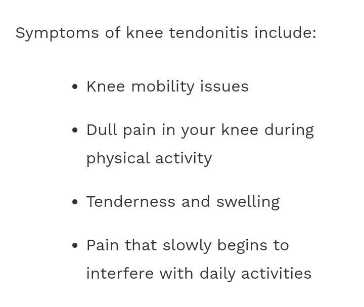 knee tendonitis knee tendonitis types treatment (full information
