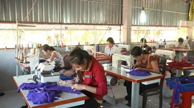 Xưởng may gia công nhỏ tại nhà