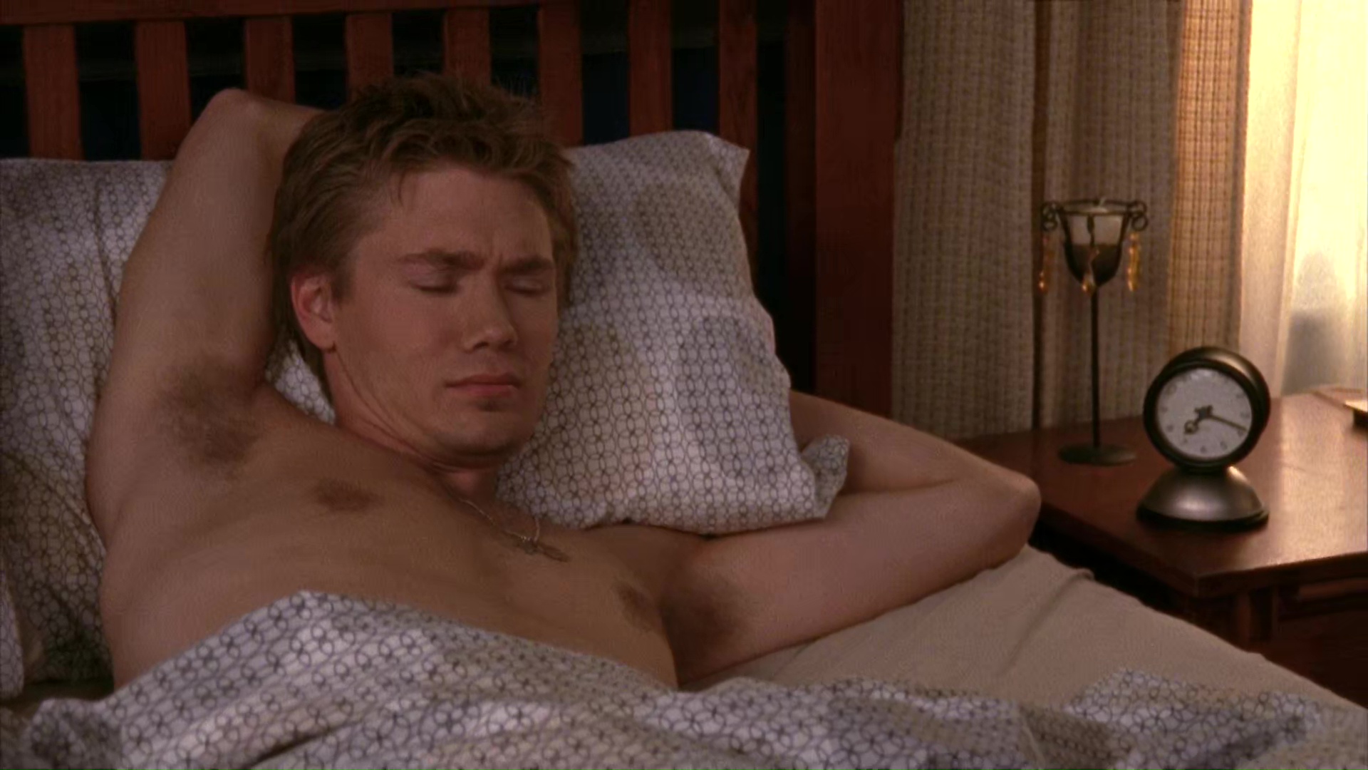 Chad Michael Murray shirtless in One Tree Hill 3-07 "Champagne for My ...