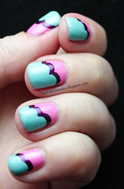 Nails4Dummies - Cloud Mani